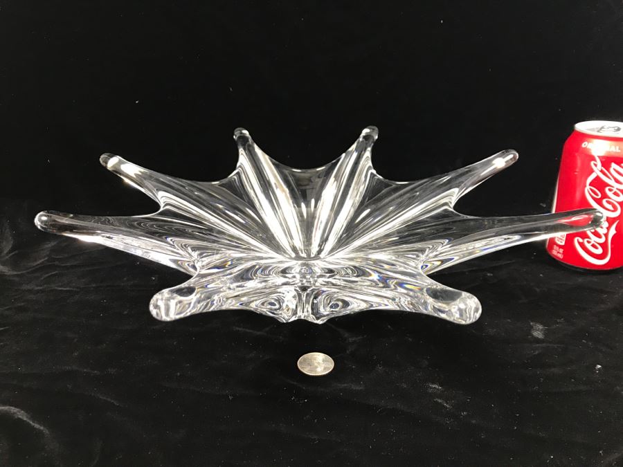 Large Baccarat Crystal Star Bowl France [Photo 5]
