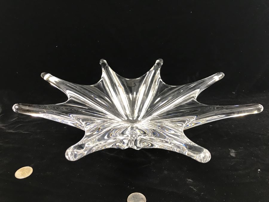 Large Baccarat Crystal Star Bowl France [Photo 8]