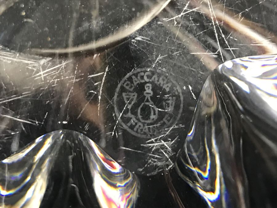 Large Baccarat Crystal Star Bowl France [Photo 4]