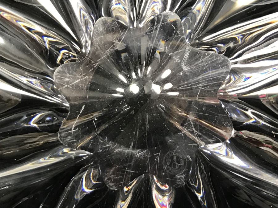 Large Baccarat Crystal Star Bowl France [Photo 12]