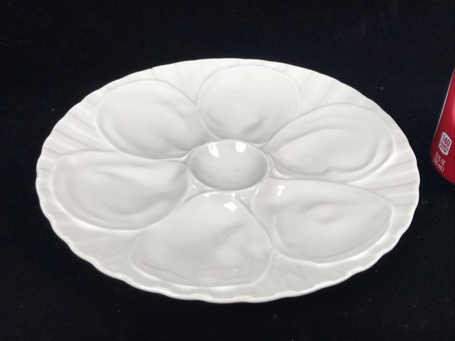 Pillivuyt France Oyster Plate