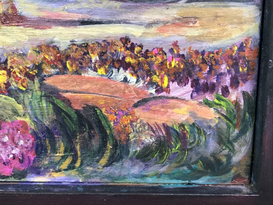 Original Plein Air Painting By Ede Grimm Titled 'Looking South' [Photo 8]