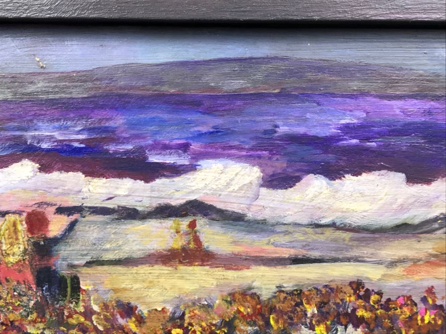 Original Plein Air Painting By Ede Grimm Titled 'Looking South' [Photo 10]