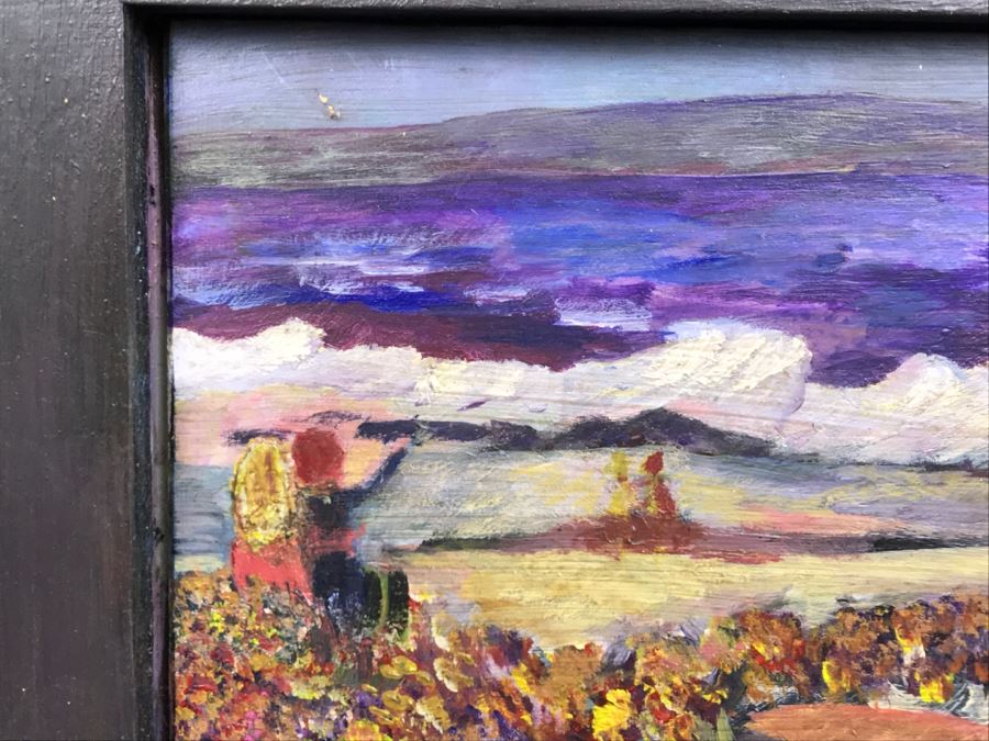 Original Plein Air Painting By Ede Grimm Titled 'Looking South' [Photo 6]