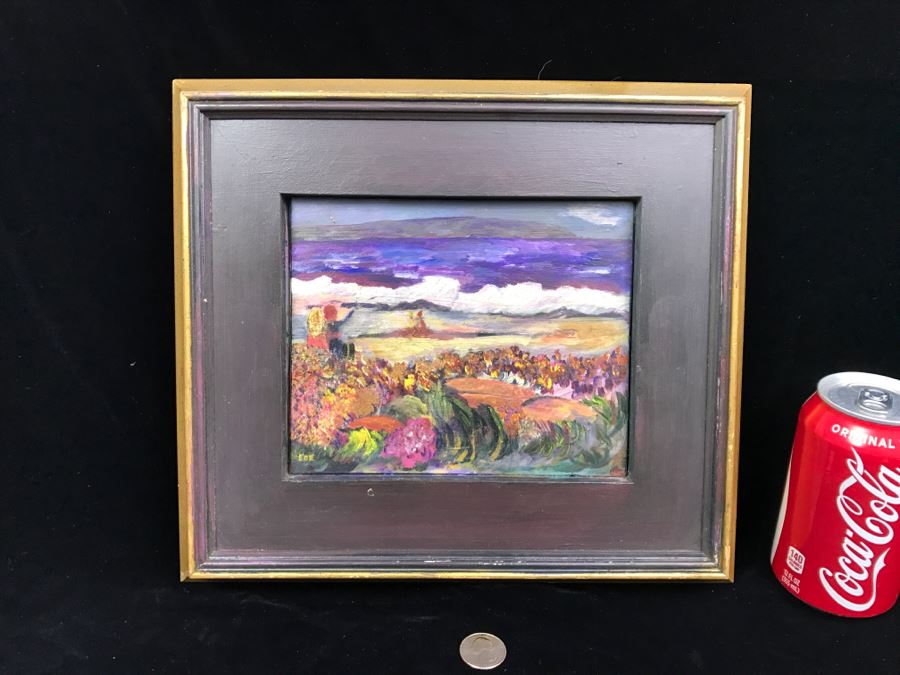 Original Plein Air Painting By Ede Grimm Titled 'Looking South' [Photo 2]