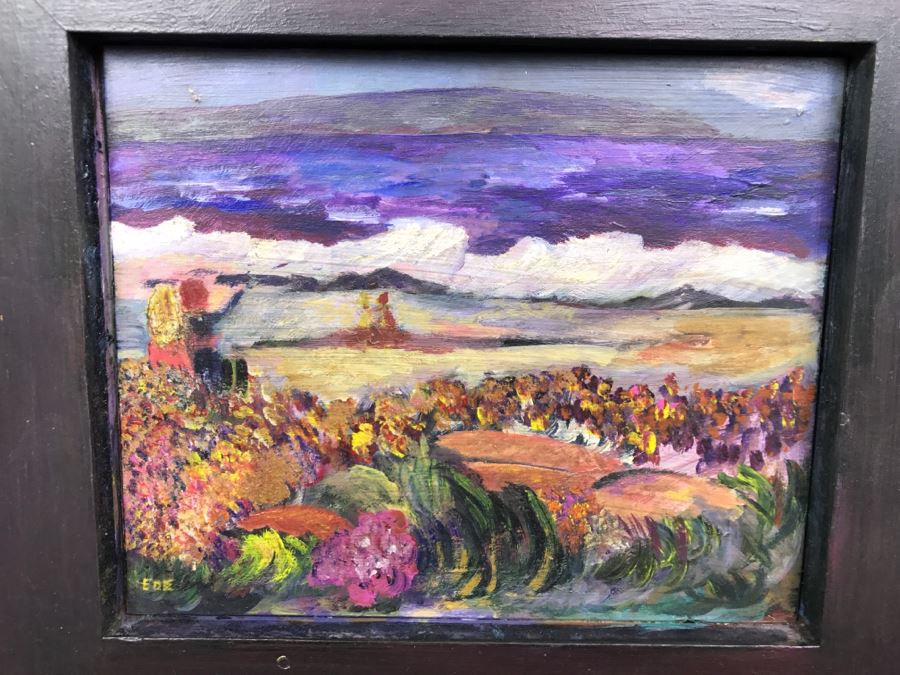 Original Plein Air Painting By Ede Grimm Titled 'Looking South' [Photo 3]