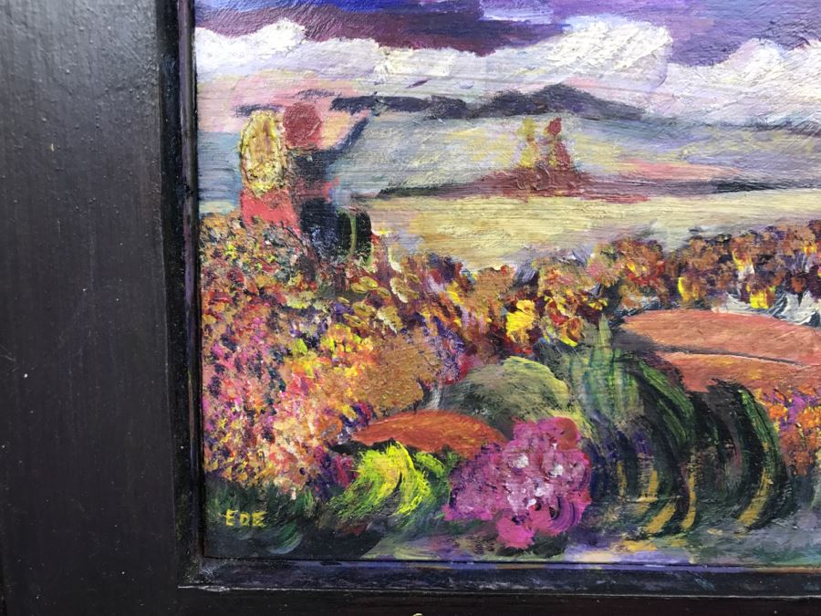 Original Plein Air Painting By Ede Grimm Titled 'Looking South' [Photo 4]