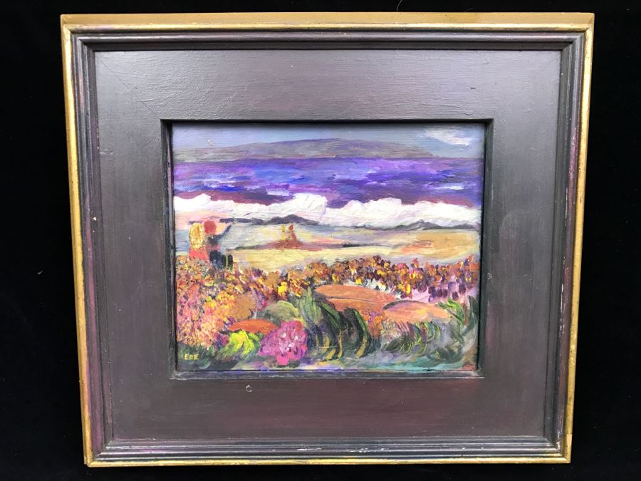 Original Plein Air Painting By Ede Grimm Titled 'Looking South' [Photo 1]