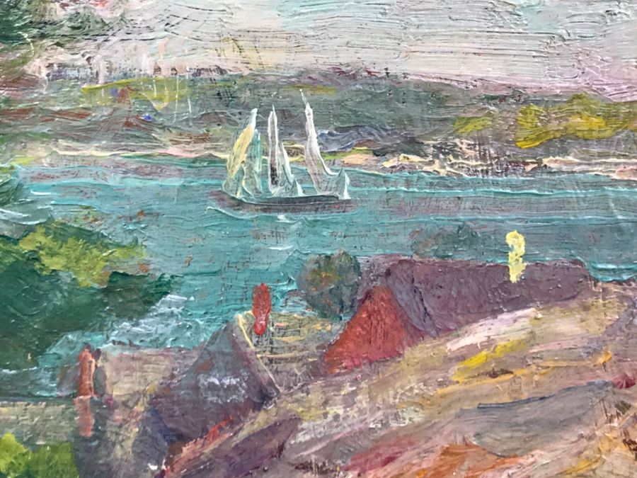 Original Plein Air Painting On Board By F. C. Smith [Photo 8]