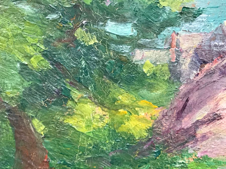 Original Plein Air Painting On Board By F. C. Smith [Photo 6]