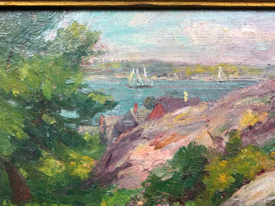 Original Plein Air Painting On Board By F. C. Smith [Photo 7]