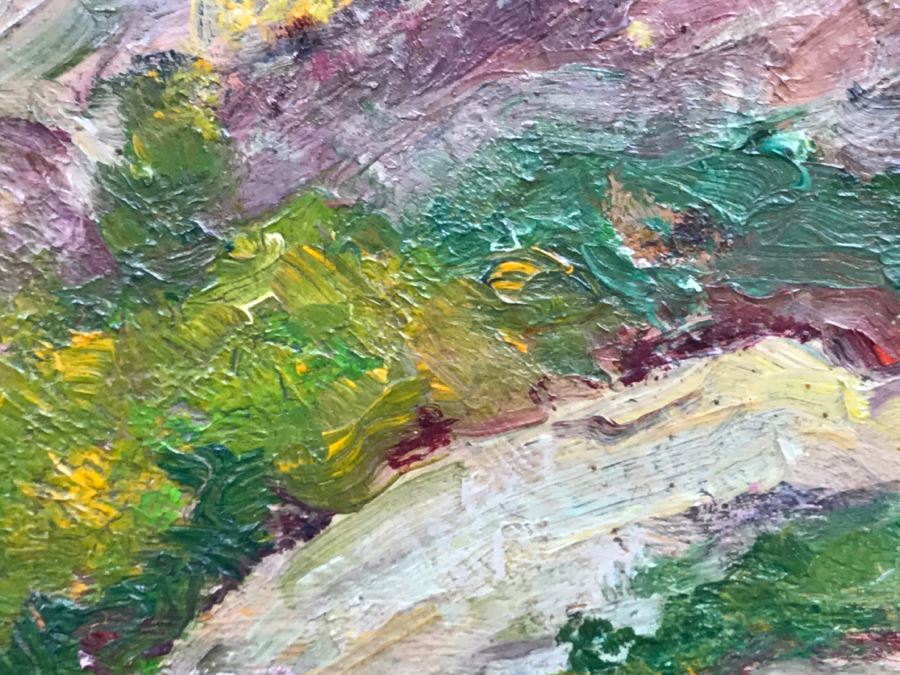 Original Plein Air Painting On Board By F. C. Smith [Photo 5]