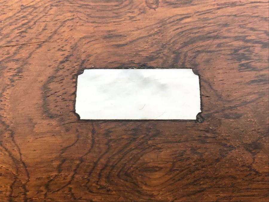 Vintage Wooden Sewing Box With Multiple Compartments [Photo 3]