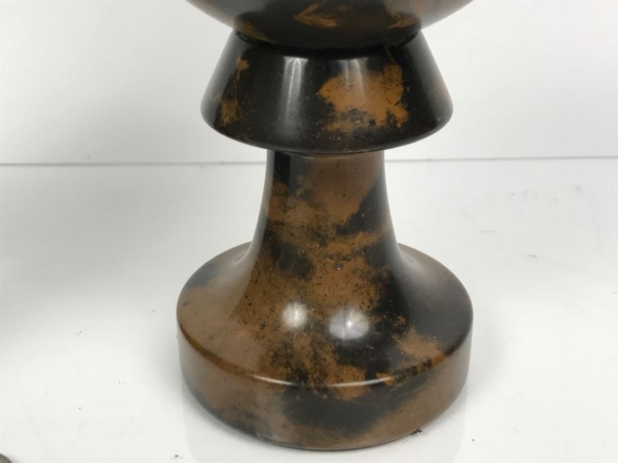 Carved Stone Obelisk And Round Ornament Made In Pakistan [Photo 5]