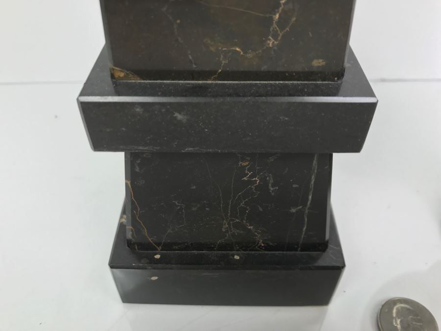 Carved Stone Obelisk And Round Ornament Made In Pakistan [Photo 8]