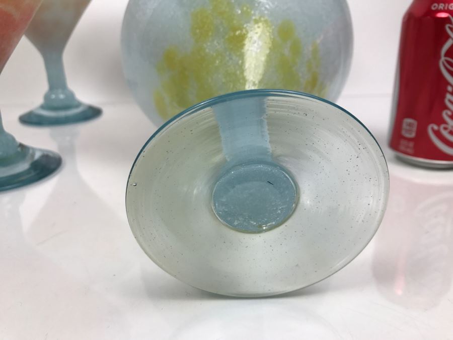 Set Of (4) Hand Made Margarita Glasses [Photo 6]