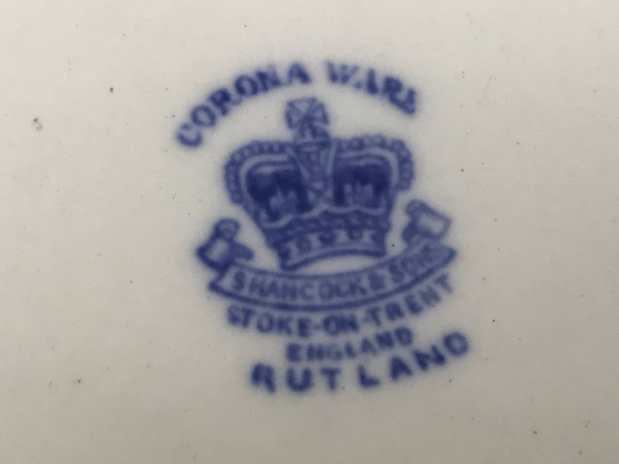 S Hancock & Sons Corona Ware China Set With Candlesticks And Tray [Photo 12]