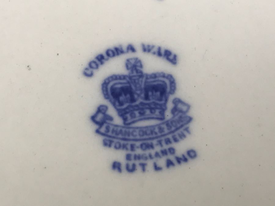 S Hancock & Sons Corona Ware China Set With Candlesticks And Tray [Photo 13]