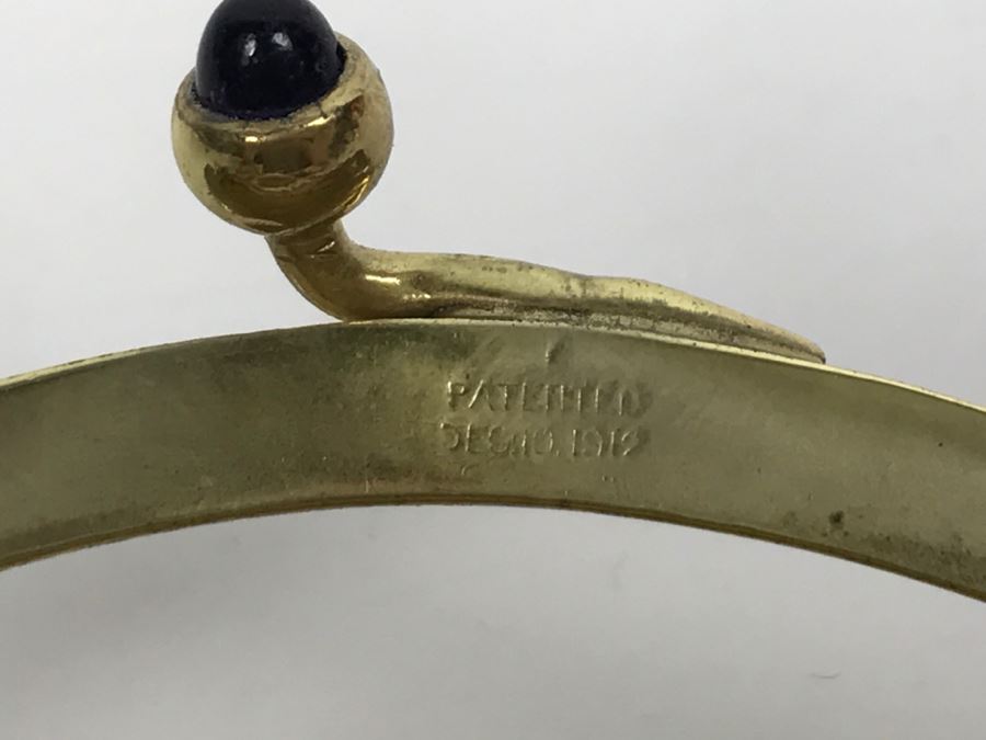 Vintage Gold Tone Mesh Purse 1912 Patent Date [Photo 7]