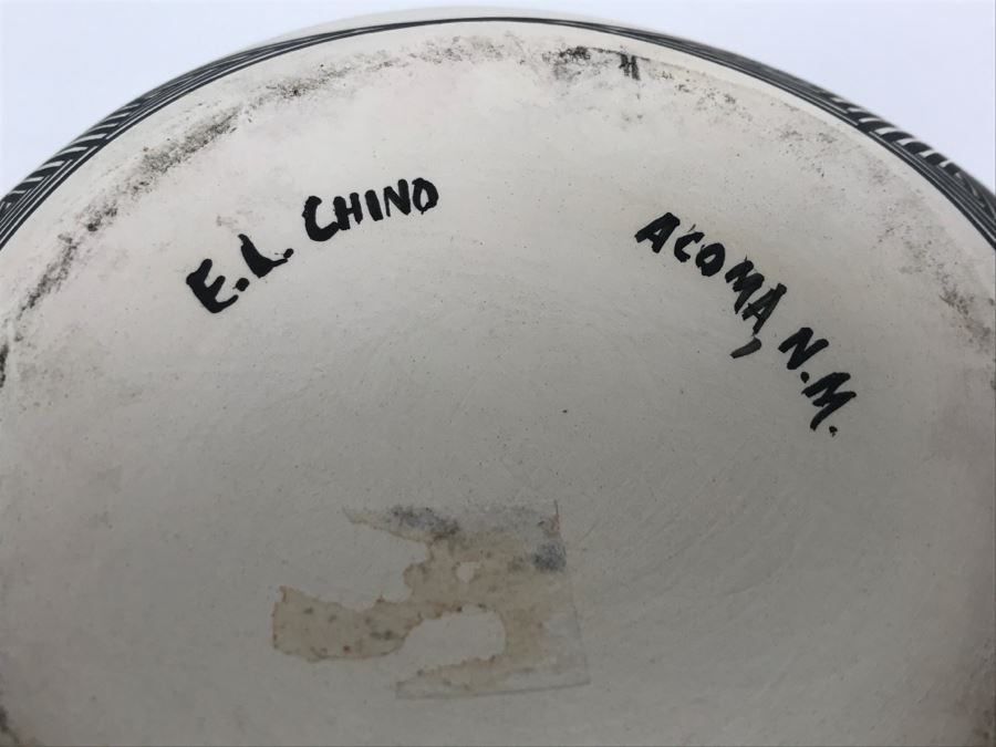 E.L. Chino Acoma NM Pottery [Photo 10]