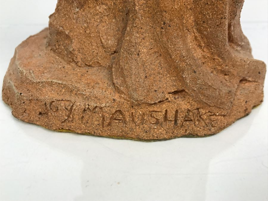 Signed Joy Maushake Pottery Sculpture Of Ballerina [Photo 13]