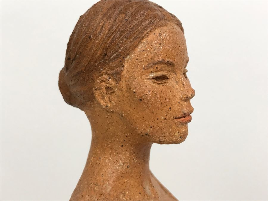 Signed Joy Maushake Pottery Sculpture Of Ballerina [Photo 10]