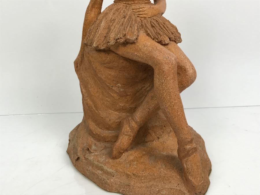 Signed Joy Maushake Pottery Sculpture Of Ballerina [Photo 7]