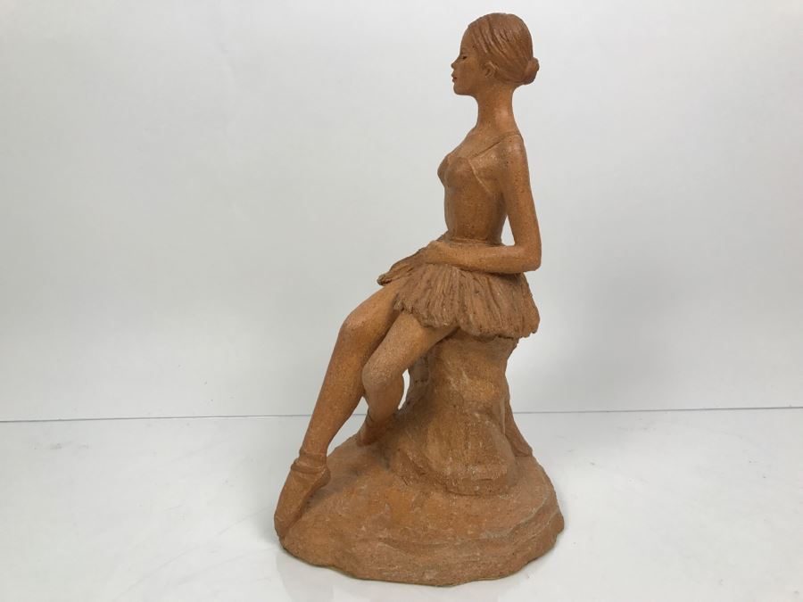 Signed Joy Maushake Pottery Sculpture Of Ballerina [Photo 16]