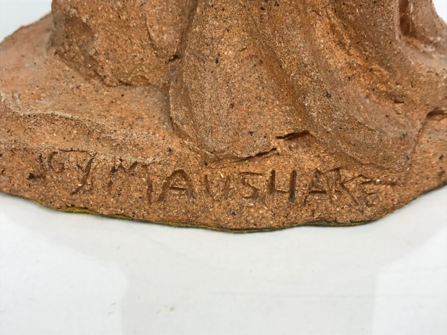 Signed Joy Maushake Pottery Sculpture Of Ballerina [Photo 14]