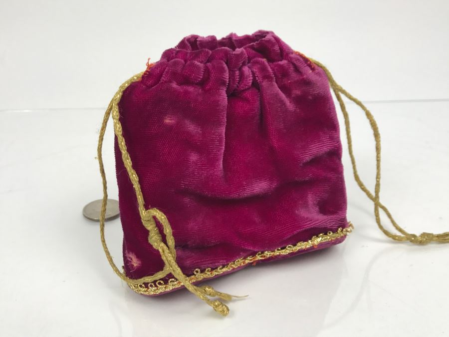 Antique Mother Of Pearl And Brass Lemaire Paris Binoculars Opera Glasses With Storage Pouch [Photo 10]