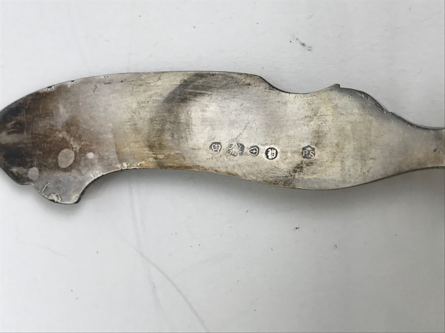 Collection Of Stering Silver With Mother Of Pearl Handle Knives [Photo 18]