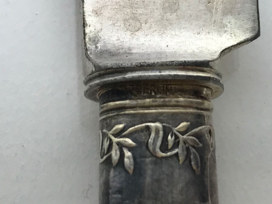 Collection Of Stering Silver With Mother Of Pearl Handle Knives [Photo 15]