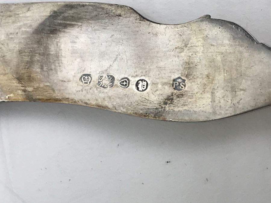 Collection Of Stering Silver With Mother Of Pearl Handle Knives [Photo 19]