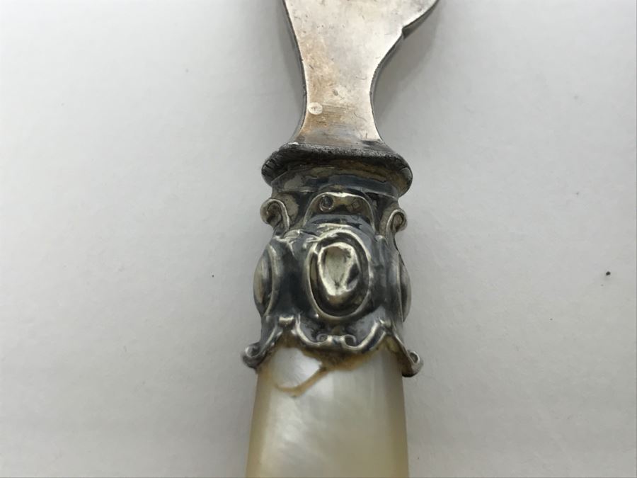 Collection Of Stering Silver With Mother Of Pearl Handle Knives [Photo 17]