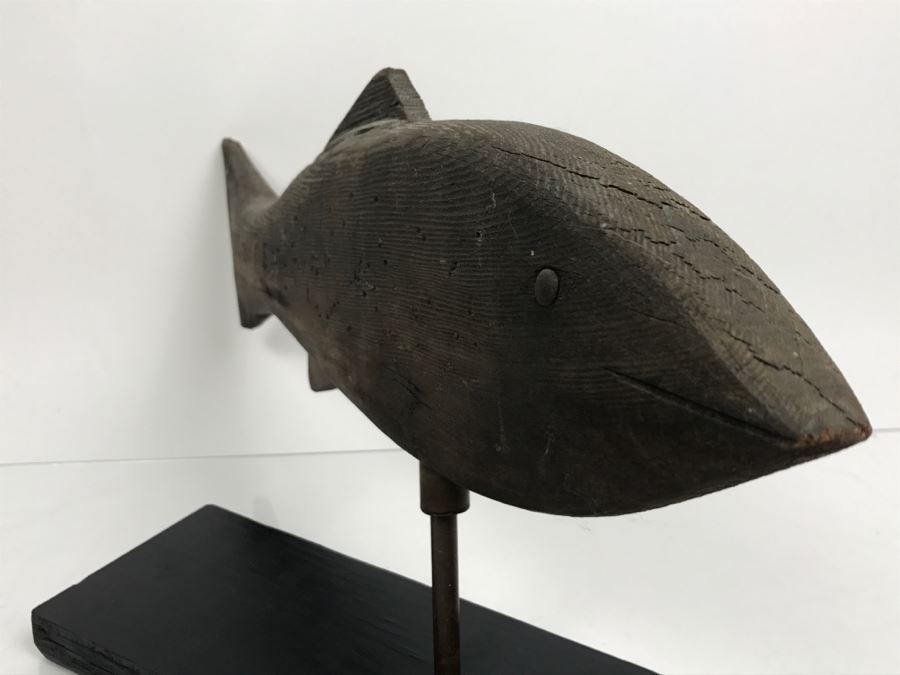 Primitive Carved Fish On Stand [Photo 6]