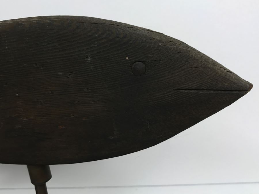 Primitive Carved Fish On Stand [Photo 3]