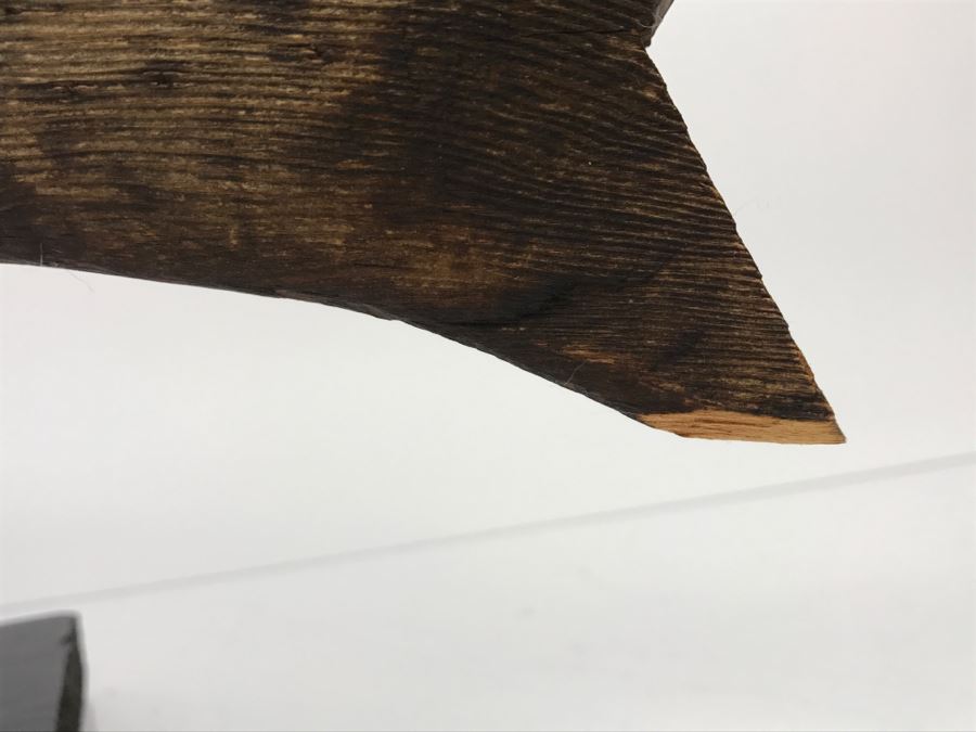 Primitive Carved Fish On Stand [Photo 10]