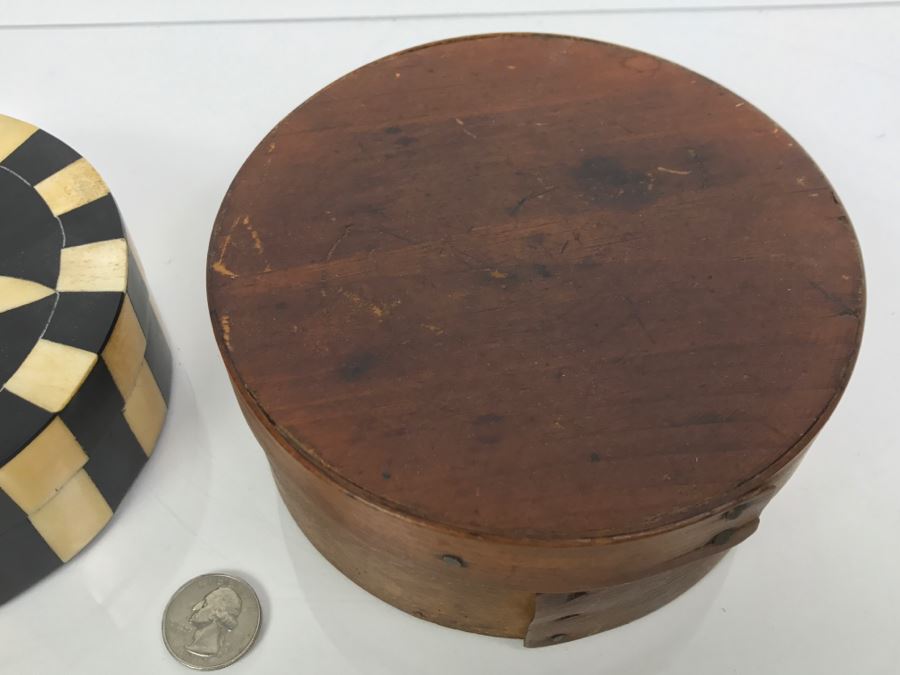 Primitive Box and Inlaid Bone Box [Photo 6]