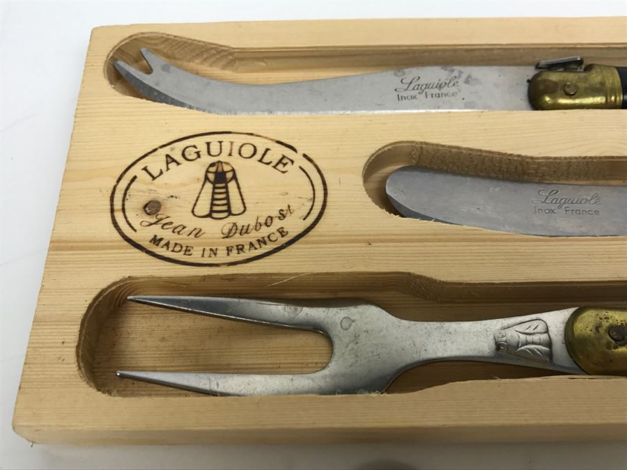 Laguiole Jean Dubost French Knife And Fork Set [Photo 3]
