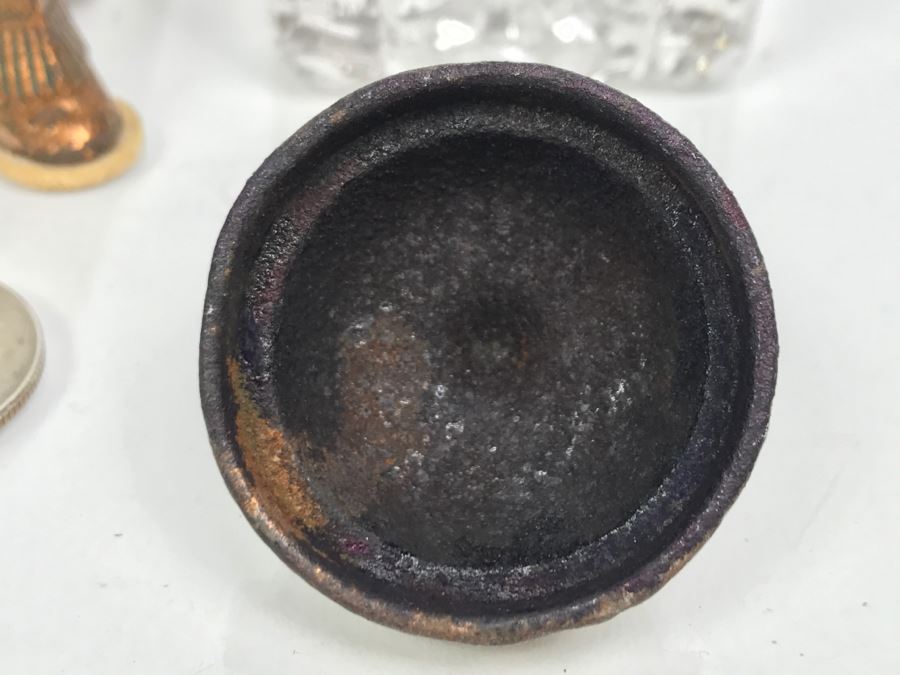 Vintage Inkwell Bottle With Stand [Photo 13]