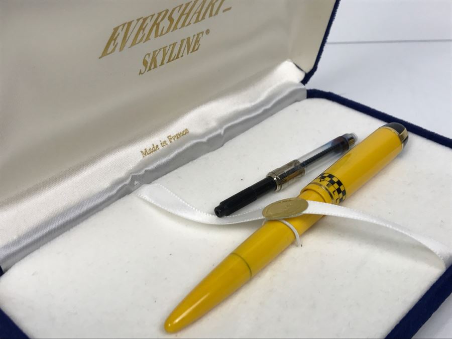 Eversharp Skyline Fountain Pen Yellow Cab 14K Yellow Gold NIB [Photo 6]