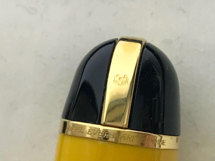 Eversharp Skyline Fountain Pen Yellow Cab 14K Yellow Gold NIB [Photo 12]