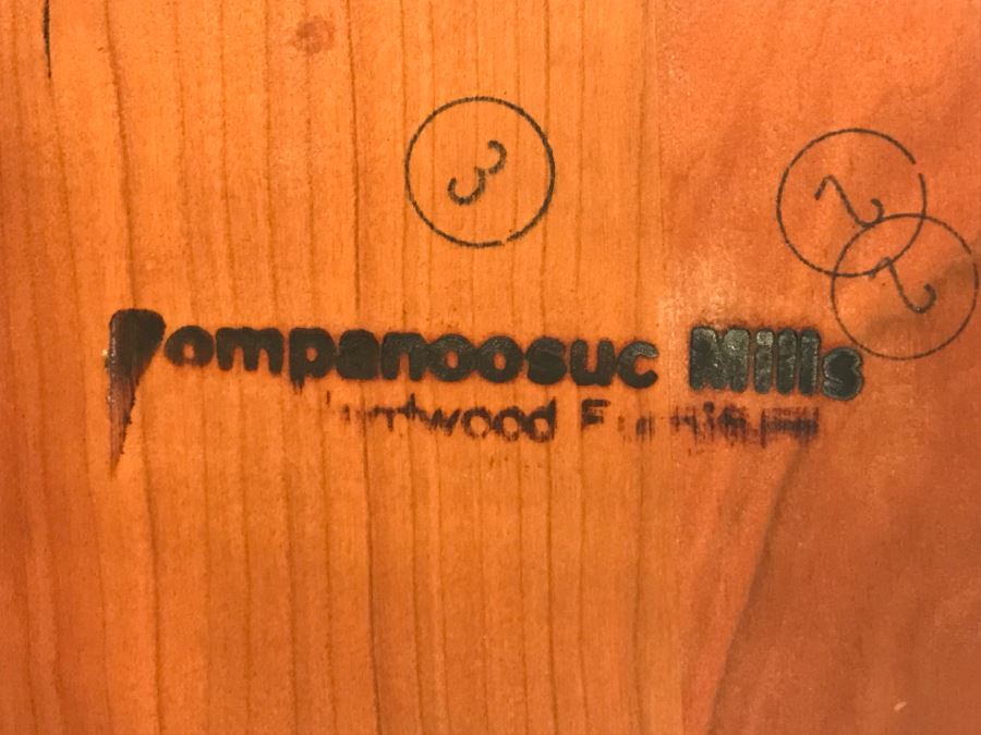 (6) Handcrafted Pompanoosuc Mills Hardwood Furniture Windsor Dining Chairs Made In Vermont (2 Are Armchairs) Set Retails For $1,600 - Does Not Include Table [Photo 2]