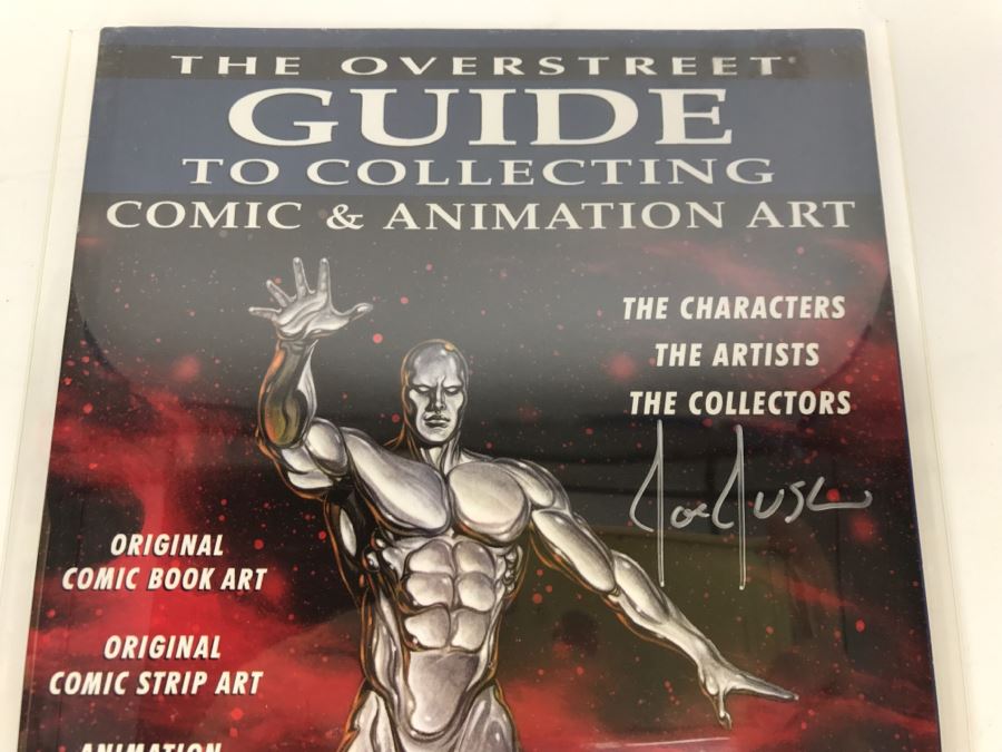 Signed Joe Jusko Cover Of The Overstreet Guide To Collecting Comic & Animation Art Gemstone Publishing [Photo 3]