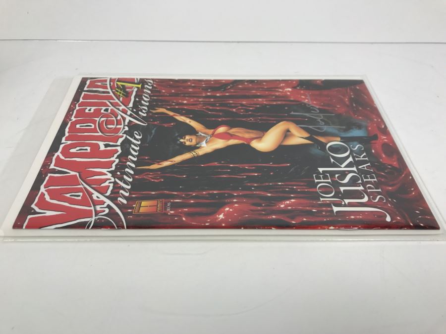 Signed Joe Jusko Cover Vampirella Intimate Visions #1 Joe Jusko Speaks [Photo 6]