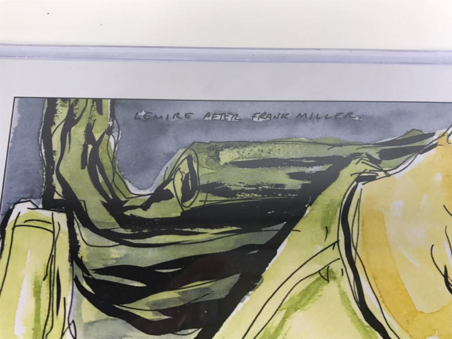 Signed Jeff Lemire Black Hammer Print Dark Horse Comics [Photo 10]