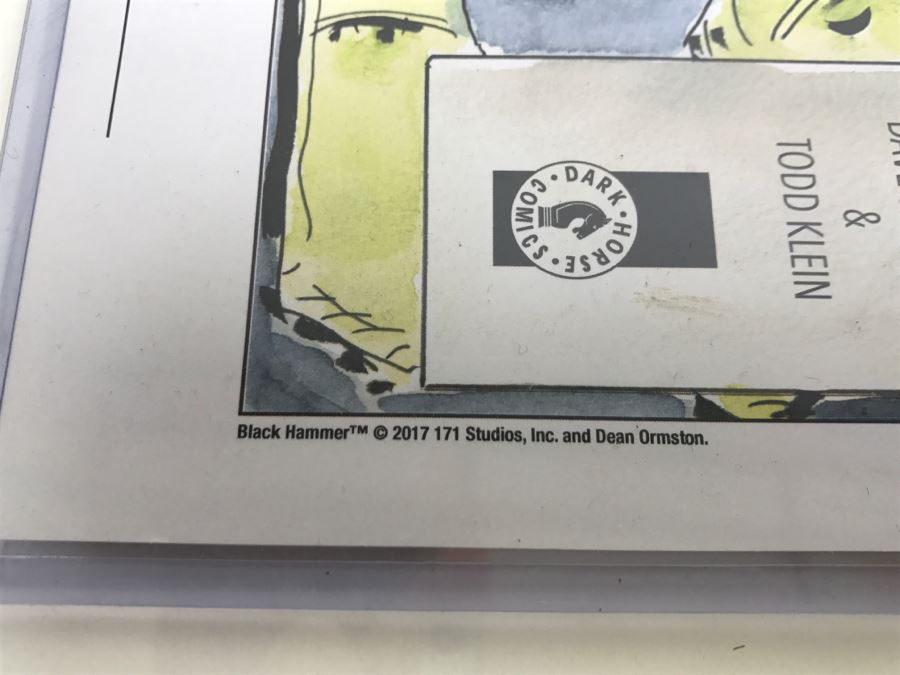 Signed Jeff Lemire Black Hammer Print Dark Horse Comics [Photo 8]
