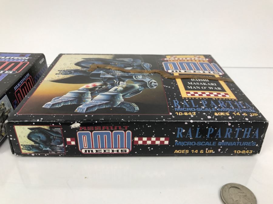 Set Of (3) New In Box BattleTech Omnimechs Ral Partha Micro-Scale Miniatures [Photo 11]