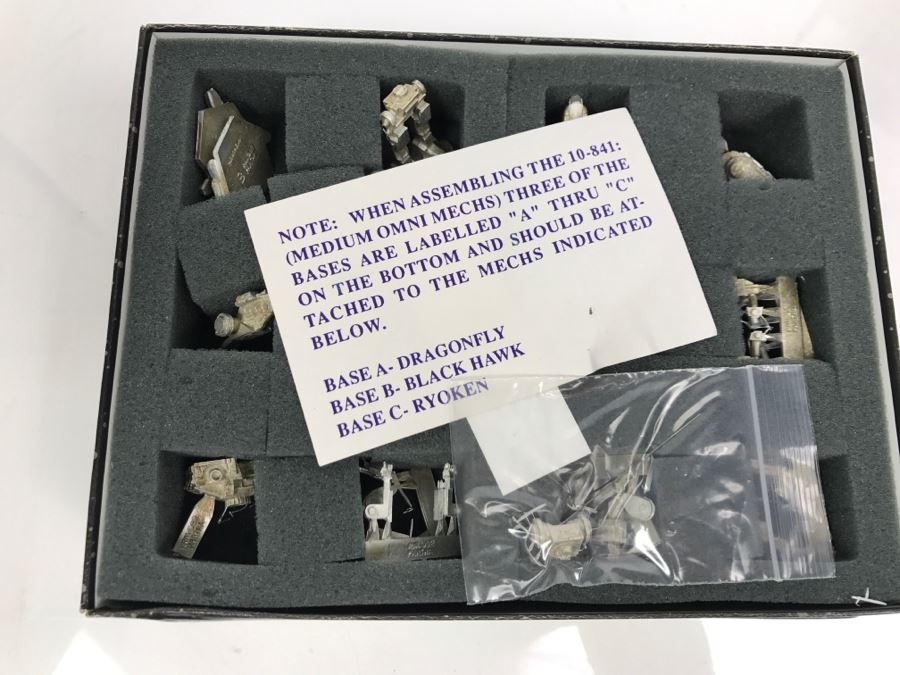Set Of (3) New In Box BattleTech Omnimechs Ral Partha Micro-Scale Miniatures [Photo 20]