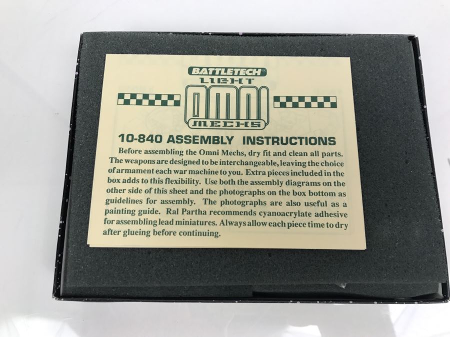 Set Of (3) New In Box BattleTech Omnimechs Ral Partha Micro-Scale Miniatures [Photo 21]